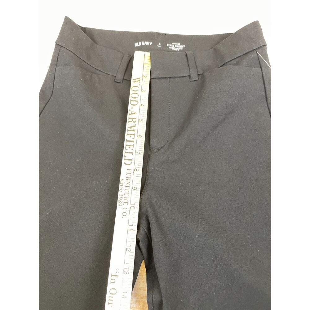Old Navy Pixie Skinny High Rise Secret Smooth Pockets Pants Size 4 Tall NWT - Picture 9 of 11